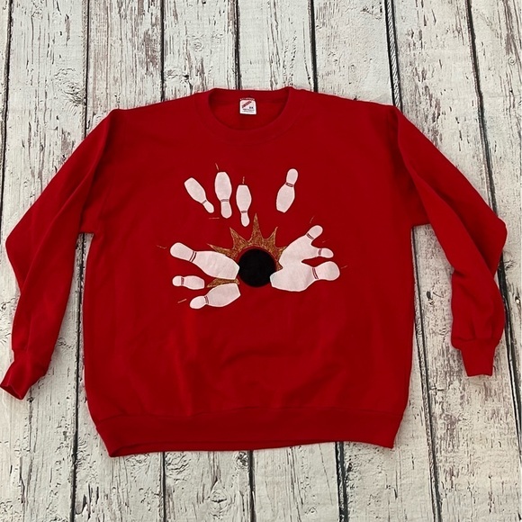 Vintage Other - Vintage 1980s Bowling Sports Uniform 80s Bowling Gift Crewneck Sweatshirt